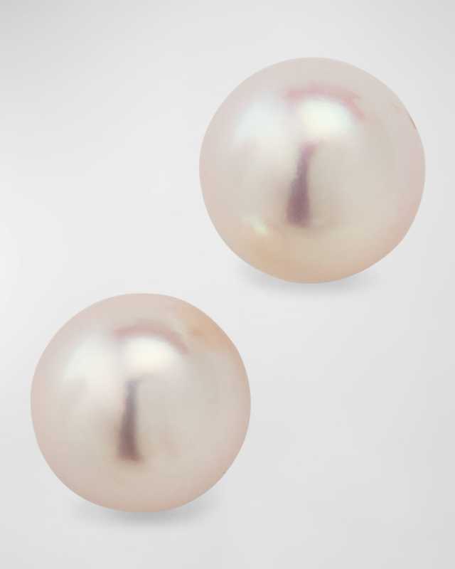 18k Yellow Gold Akoya Cult Pearl Earrings